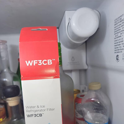 Filtro de agua de refrigerador WF3CB Reemplazo Blanco 1 Cuenta para prefiltración doméstica